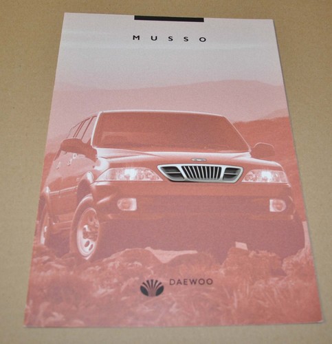 2000 ssangyong musso daewoo - musso,