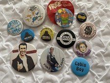 Vintage Badges Bundle 1970s, Trebor, Star Wars, Fonzie