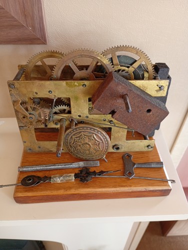 Antique mechanical clock - antique,