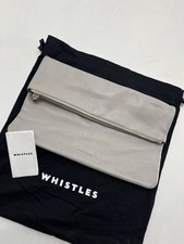 Whistles Fold Over Zip Clutch