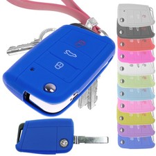 Key Cover Case Blue For VW