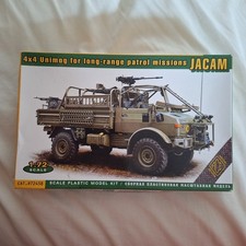 ACE 1/72 JACAM 4x4 Unimog Long-Range Patrol Vehicle Plastic Model Kit #72458