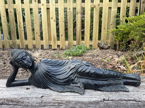 Large solid bronze reclining - large,