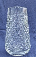 Gorgeous Vintage Lead Crystal Cut Glass Flower  Decorative Vase - 23cm, 1kg