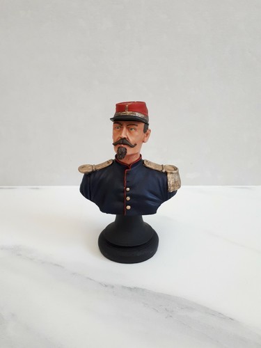Painted bust french infantry - painted,