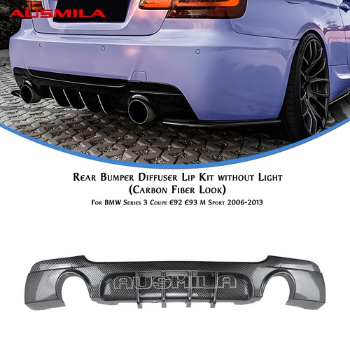 Carbon look rear bumper - carbon,