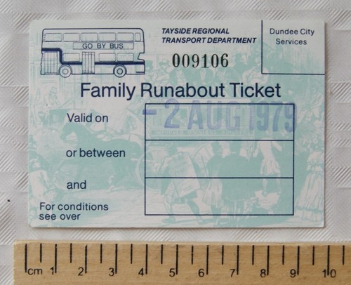 1979 unused tayside transport - tayside,