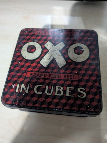 Oxo vintage tin - vintage,