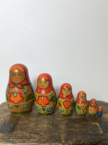 Vintage russian dolls mother - russian,