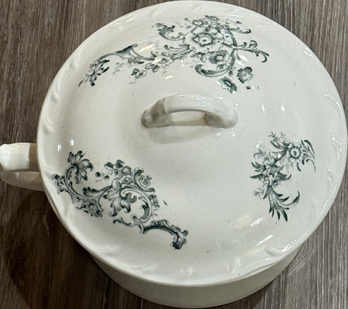 Antique chamber pot with - antique,