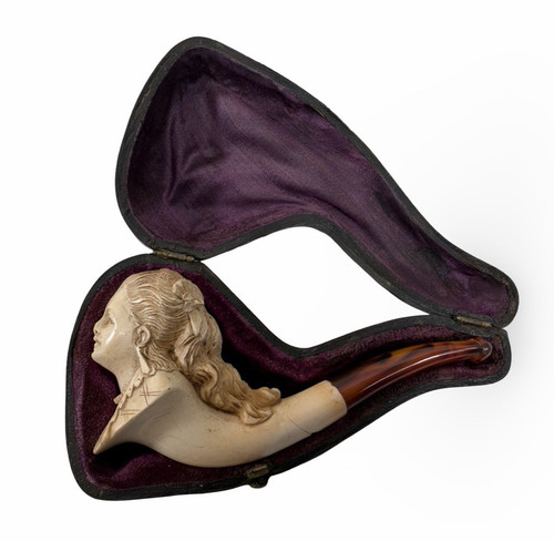 Vintage carved meerschaum - vintage,