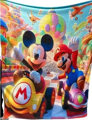 Mickey mouse and mario super - mouse,