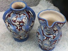 Italian maiolica jug vase - maiolica, jug/vase