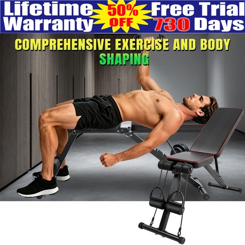 Adjustable weight bench with - bench,
