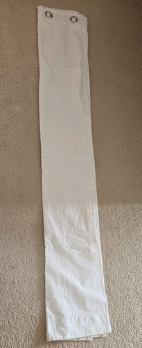 Pair white eyelet curtains - of,