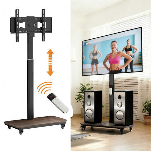 Motorized mobile stand for - tv,