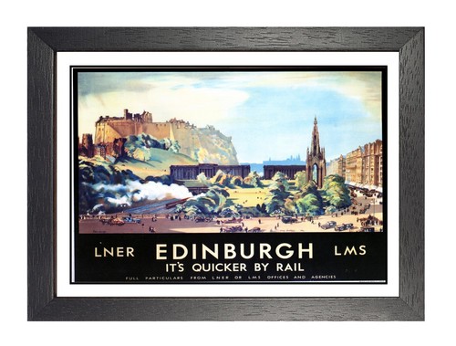 Edinburgh poster railway - edinburgh, 2