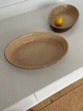 Vintage French Emile Henry La Bourguignonne Oval Casserole Dish Cookware Set x2