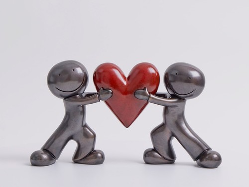 Heart bronze - to,