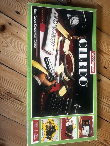 Waddingtons cluedo board game - waddingtons,