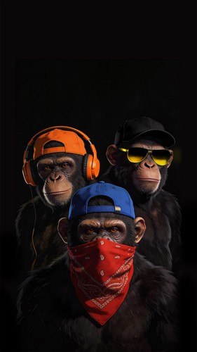 Wise monkey evil animal - wise,