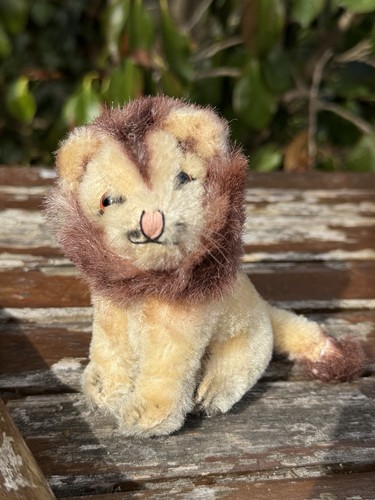 Vintage ideal teddy bear - bear, lion