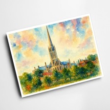 A6 PRINT - Norwich. Cathedral