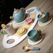 Interactive Wooden Tea Party