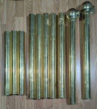 3x 18" 7x 24" Brass Bar Foot