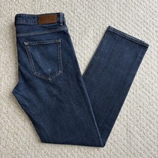 Hugo Boss Maine 3 Jeans Straight Stretch Fit Blue Candiani Denim Mens W34 L32