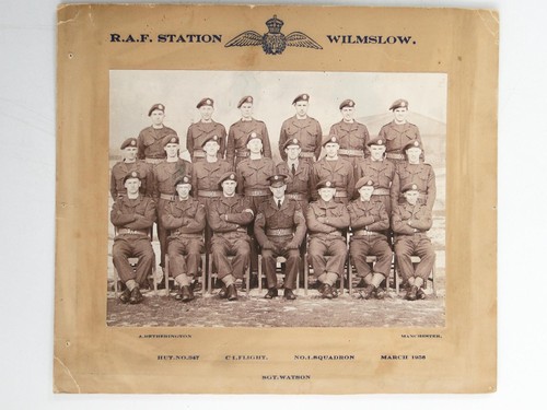Raf station wilmslow group - raf,