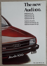 Audi 100 Range Brochure c.1979