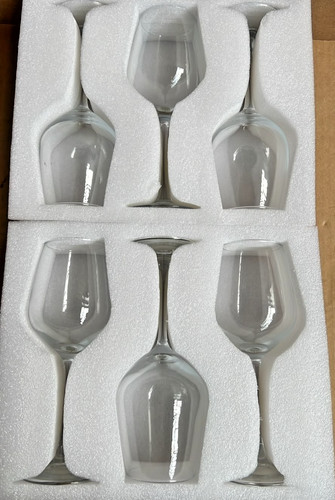 Wine glasses set 6pc 355ml - set,