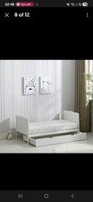 Wooden baby cot - wooden, &