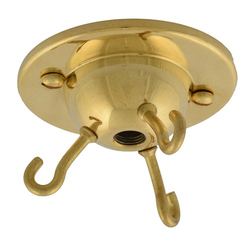 Elektek hook ceiling rose - elektek, 3-hook