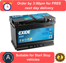 Ek720 exide agm car battery - ek720,