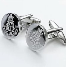 Silver Tone Cufflinks Men’s