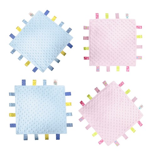 Popcorn taggy pink blue - popcorn, boy