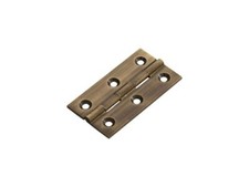 64x35x2mm Brass Cabinet Butt Hinge, FTD Fingertip Design (1 pair+ screws)