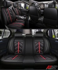 Black sporty leather car - sporty,
