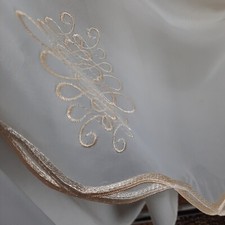 Vintage Lined net Cream