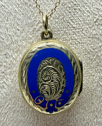 Victorian rolled gold mourning - rolled,