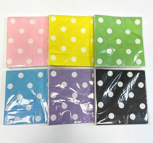 20pcs polka dot paper - paper, napkins