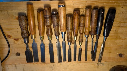 X13 vintage chisel job lot - vintage,