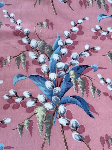 1940 leafy pussywillows - leafy,