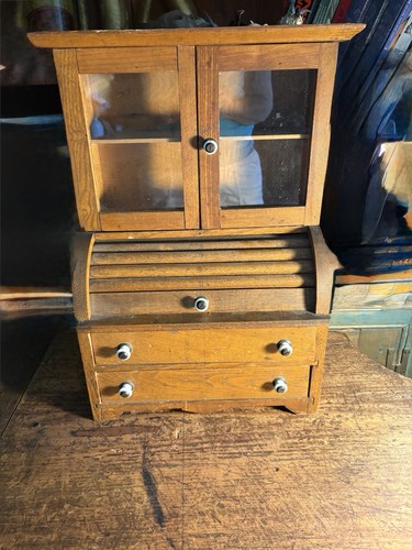 Old miniature salesman - old, salesman's