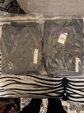 Tracksuit Polo Size M L  grey