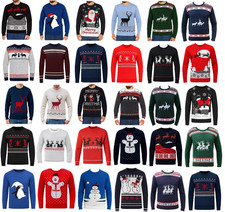 Mens Christmas Jumper Reindeer