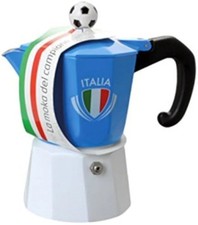 Italia football 3 Cup Moka Pot