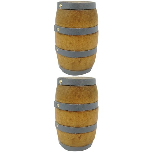Brown mini wooden beer - beer, barrel